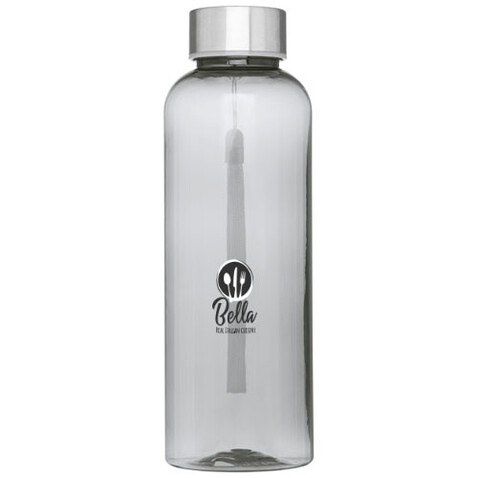 Bodhi 500 ml Sportflasche aus RPET, transparent schwarz bedrucken, Art.-Nr. 10073790