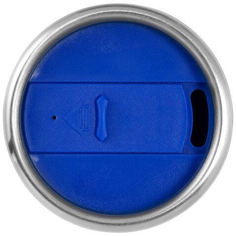Elwood 410 ml RCS-zertifizierter Isolierbecher aus recyceltem Edelstahl, blau bedrucken, Art.-Nr. 10076352