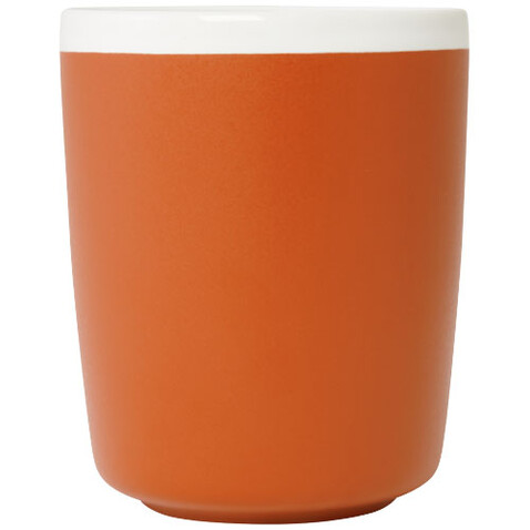 Lilio Keramiktasse 310 ml, orange bedrucken, Art.-Nr. 10077331