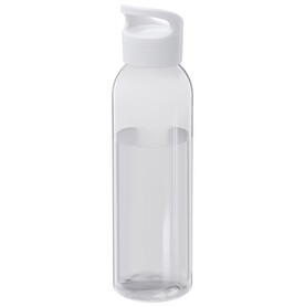Sky 650 ml Sportflasche aus recyceltem Kunststoff, weiss bedrucken, Art.-Nr. 10077701