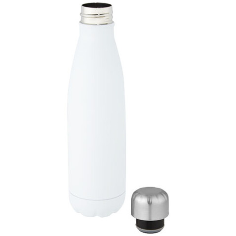 Cove 500 ml RCS-zertifizierte vakuumisolierte Edelstahlflasche, weiss bedrucken, Art.-Nr. 10079001