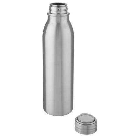 Harper 700 ml RCS-zertifizierte Sportflasche aus Edelstahl mit Metallschlaufe, silber bedrucken, Art.-Nr. 10079281