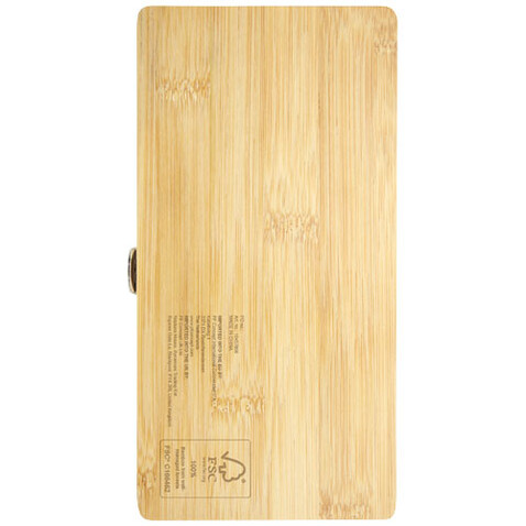 Rivet 19-teiliges Werkzeugset aus Bambus und recyceltem Kunststoff, natur bedrucken, Art.-Nr. 10457806