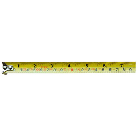 Rule 5 Meter Maßband aus recyceltem RCS Kunststoff, gelb bedrucken, Art.-Nr. 10458111