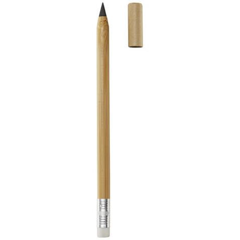 Seniko tintenloser Bambus Kugelschreiber, natur bedrucken, Art.-Nr. 10789406