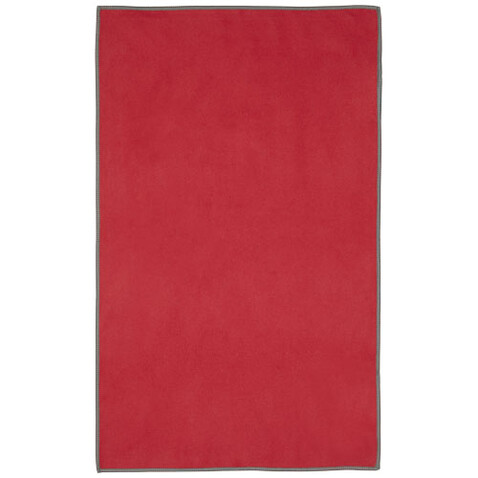 Pieter ultraleichtes und schnell trocknendes GRS Handtuch 30 × 50 cm, rot bedrucken, Art.-Nr. 11332221