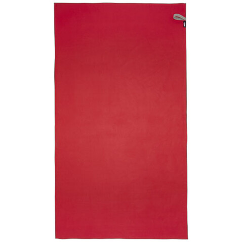 Pieter ultraleichtes und schnell trocknendes GRS Handtuch 100 × 180 cm, rot bedrucken, Art.-Nr. 11332421