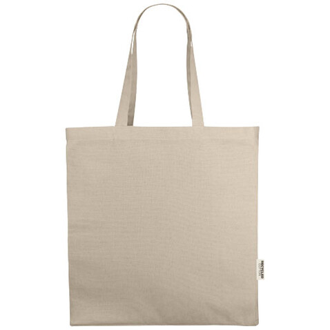 Odessa 220 g/m² recycelte Baumwoll Tragetasche 13L, natur bedrucken, Art.-Nr. 12071006