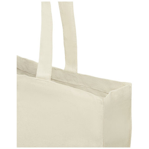 Odessa 220 g/m² recycelte Baumwoll Tragetasche 13L, natur bedrucken, Art.-Nr. 12071006