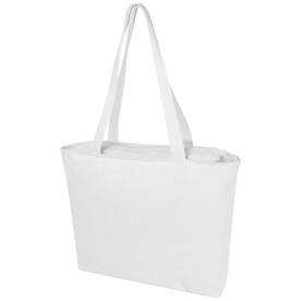 Weekender 500 g/m² Aware™ recycelte Tragetasche, weiss bedrucken, Art.-Nr. 12071201