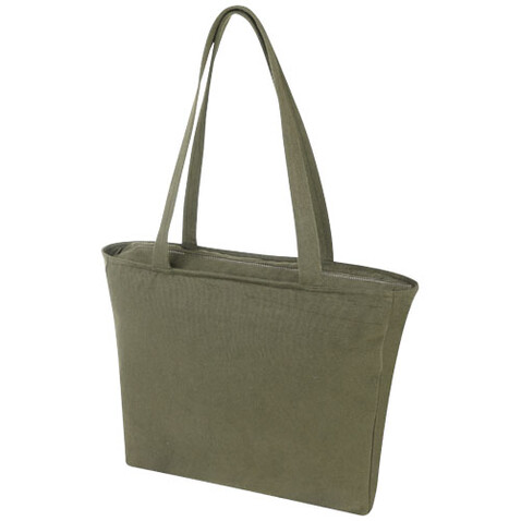 Weekender 500 g/m² Aware™ recycelte Tragetasche, grün bedrucken, Art.-Nr. 12071261
