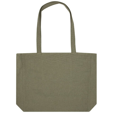 Weekender 500 g/m² Aware™ recycelte Tragetasche, grün bedrucken, Art.-Nr. 12071261