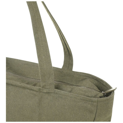 Weekender 500 g/m² Aware™ recycelte Tragetasche, grün bedrucken, Art.-Nr. 12071261