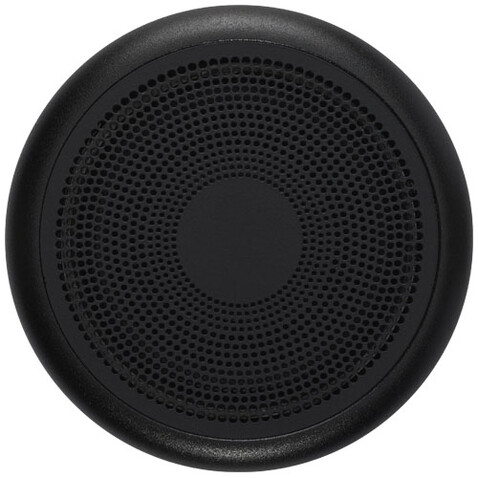 Rise 3 W Mini-Bluetooth®-Lautsprecher aus recyceltem RCS Aluminium, schwarz bedrucken, Art.-Nr. 12435390