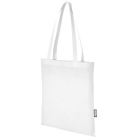 Zeus Non Woven große Tragetasche 6L aus GRS Recyclingmaterial 6 L, weiss bedrucken, Art.-Nr. 13005101