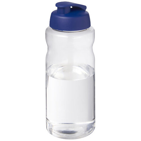 H2O Active® Big Base 1L Sportflasche mit Klappdeckel, blau bedrucken, Art.-Nr. 21017552 H2O Active® Big Base 1L Sportflasche mit Klappdeckel, blau bedrucken, Art.-Nr. 21017552