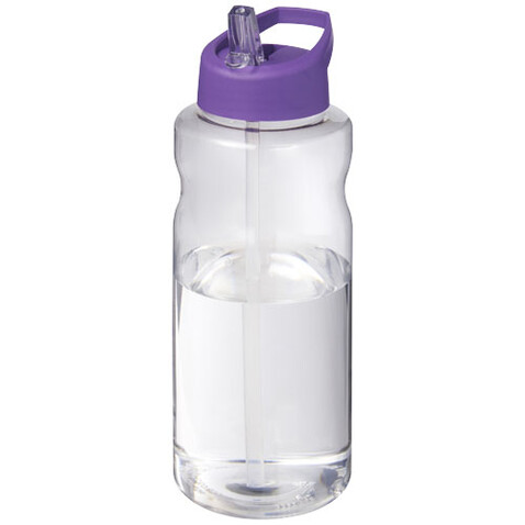 H2O Active® Big Base 1L Sportflasche mit Ausgussdeckel, lila bedrucken, Art.-Nr. 21017637