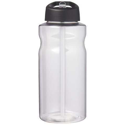 H2O Active® Big Base 1L Sportflasche mit Ausgussdeckel, schwarz bedrucken, Art.-Nr. 21017690