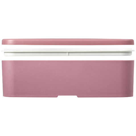 MIYO Renew Lunchbox, rosa, weiss bedrucken, Art.-Nr. 21018141