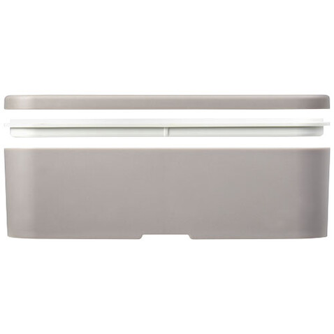 MIYO Renew Lunchbox, kieselgrau, weiss bedrucken, Art.-Nr. 21018182 MIYO Renew Lunchbox, kieselgrau, weiss bedrucken, Art.-Nr. 21018182