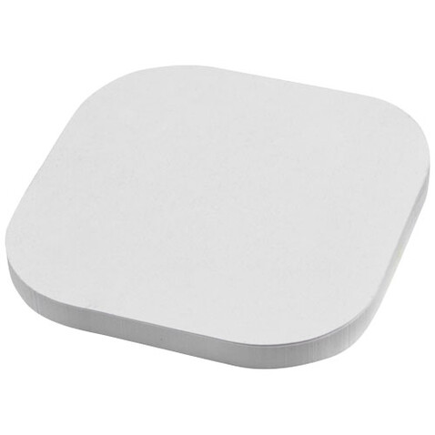Sticky-Mate® recycelte Haftnotizen mit runden Ecken, weiss bedrucken, Art.-Nr. 21018501