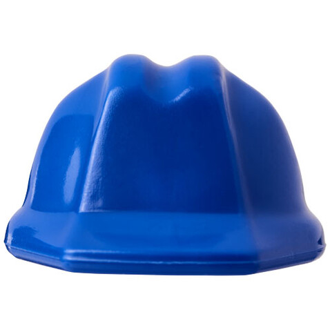Kolt Schutzhelm Schlüsselanhänger aus recyceltem Material, blau bedrucken, Art.-Nr. 21018952