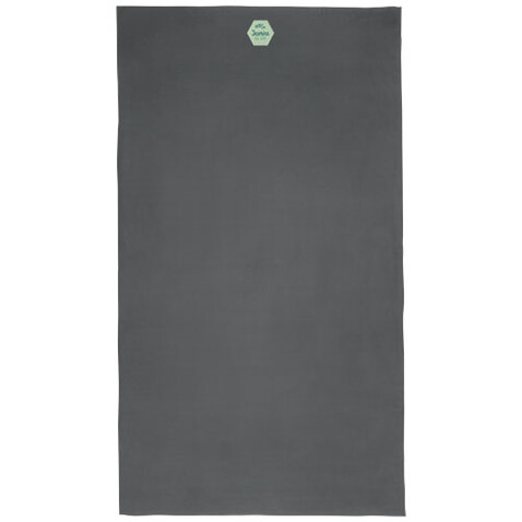 Pieter ultraleichtes und schnell trocknendes GRS Handtuch 100 × 180 cm, grau bedrucken, Art.-Nr. 11332482