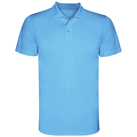Monzha Sport Poloshirt für Kinder, türkis bedrucken, Art.-Nr. K04044UD