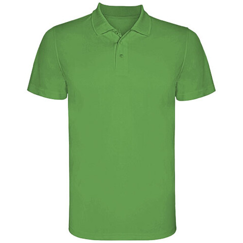 Monzha Sport Poloshirt für Kinder, farngrün bedrucken, Art.-Nr. K04045DD