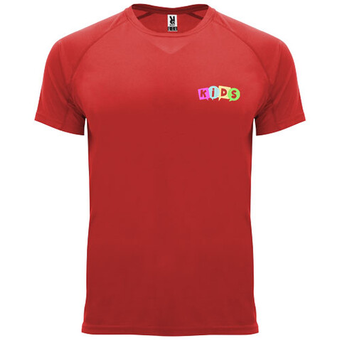 Bahrain Sport T-Shirt für Kinder, rot bedrucken, Art.-Nr. K04074ID