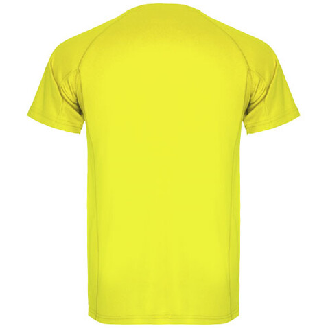 Montecarlo Sport T-Shirt für Kinder, Fluor Yellow bedrucken, Art.-Nr. K04251CD
