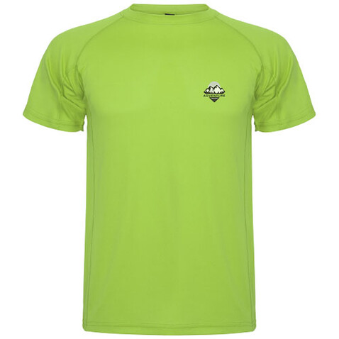 Montecarlo Sport T-Shirt für Kinder, limone bedrucken, Art.-Nr. K04252XM