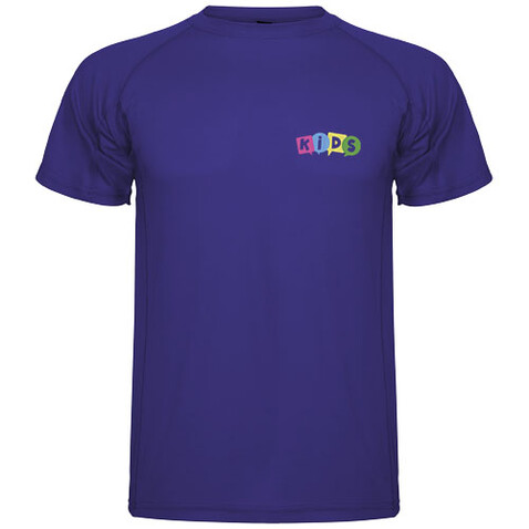 Montecarlo Sport T-Shirt für Kinder, Mauve bedrucken, Art.-Nr. K04253EM