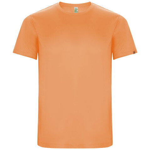 Imola Sport T-Shirt für Kinder, Fluor Orange bedrucken, Art.-Nr. K04273LH