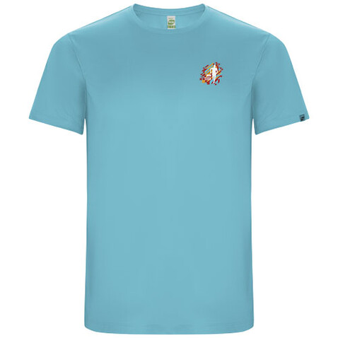 Imola Sport T-Shirt für Kinder, türkis bedrucken, Art.-Nr. K04274UM