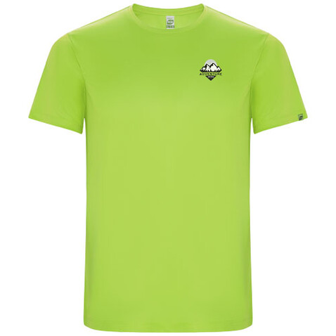 Imola Sport T-Shirt für Kinder, Fluor Green bedrucken, Art.-Nr. K04275BH
