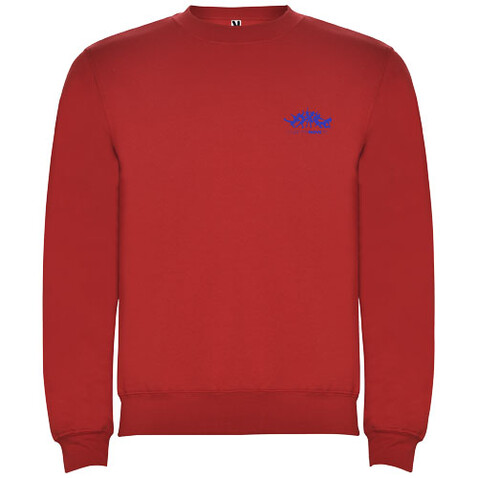 Clasica Sweatshirt mit Rundhalsausschnitt für Kinder, rot bedrucken, Art.-Nr. K10704IE