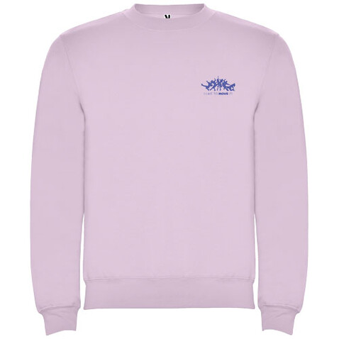 Clasica Sweatshirt mit Rundhalsausschnitt für Kinder, hellrosa bedrucken, Art.-Nr. K10704OJ