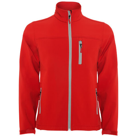 Antartida Softshelljacke für Kinder, rot bedrucken, Art.-Nr. K64324IH