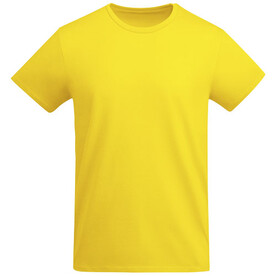 Breda T-Shirt aus Bio-Baumwolle für Kinder, gelb bedrucken, Art.-Nr. K66981BC