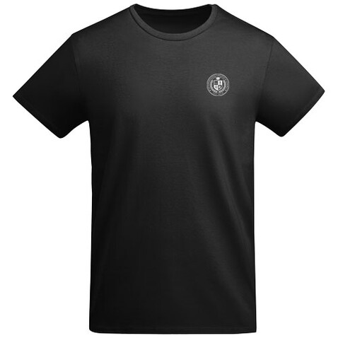Breda T-Shirt aus Bio-Baumwolle für Kinder, schwarz bedrucken, Art.-Nr. K66983OE