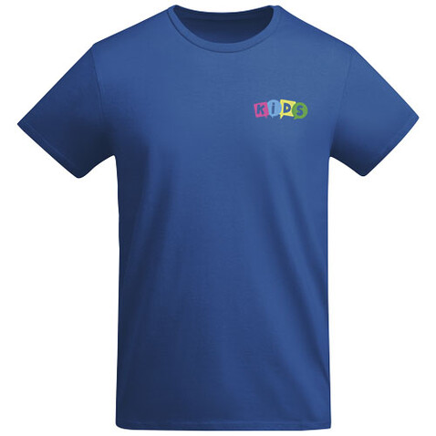 Breda T-Shirt aus Bio-Baumwolle für Kinder, royalblau bedrucken, Art.-Nr. K66984TC