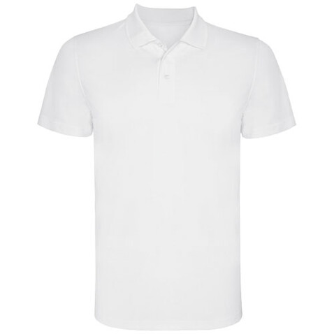 Monzha Sport Poloshirt für Herren, weiss bedrucken, Art.-Nr. R04041Z2