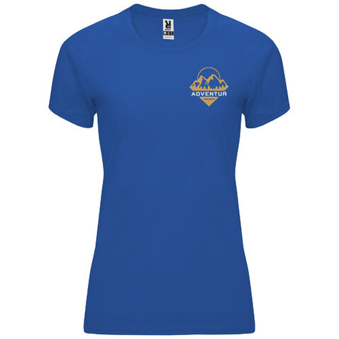 Bahrain Sport T-Shirt für Damen, royalblau bedrucken, Art.-Nr. R04084T1