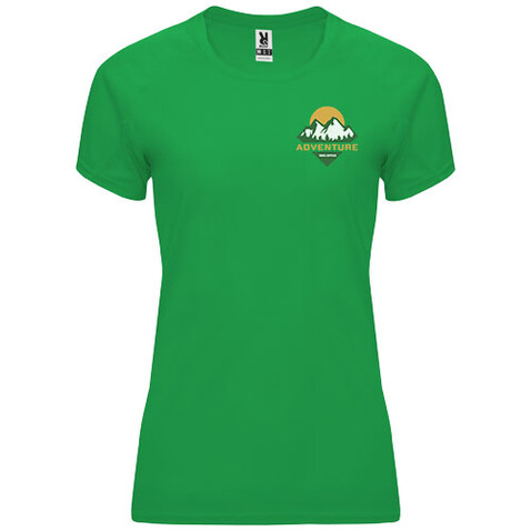 Bahrain Sport T-Shirt für Damen, farngrün bedrucken, Art.-Nr. R04085D1 Bahrain Sport T-Shirt für Damen, farngrün bedrucken, Art.-Nr. R04085D1