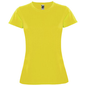 Montecarlo Sport T-Shirt für Damen, gelb bedrucken, Art.-Nr. R04231B1