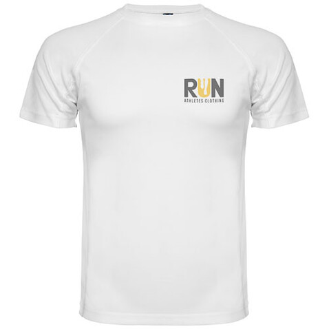 Montecarlo Sport T-Shirt für Herren, weiss bedrucken, Art.-Nr. R04251Z3
