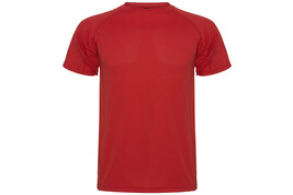 Montecarlo Sport T-Shirt für Herren, rot bedrucken, Art.-Nr. R04254I1