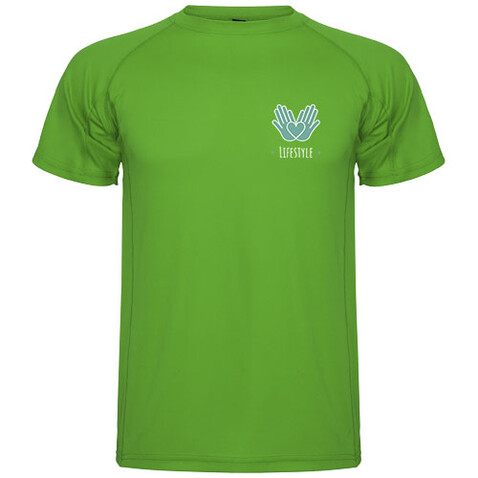 Montecarlo Sport T-Shirt für Herren, farngrün bedrucken, Art.-Nr. R04255D3