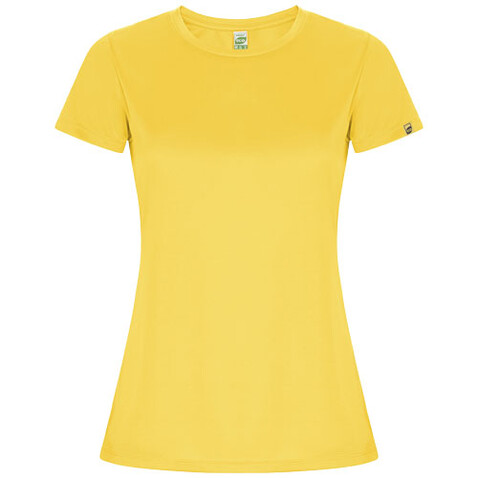 Imola Sport T-Shirt für Damen, gelb bedrucken, Art.-Nr. R04281B1